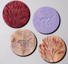 Handcrafted Rustic Wall Plate Set of 4